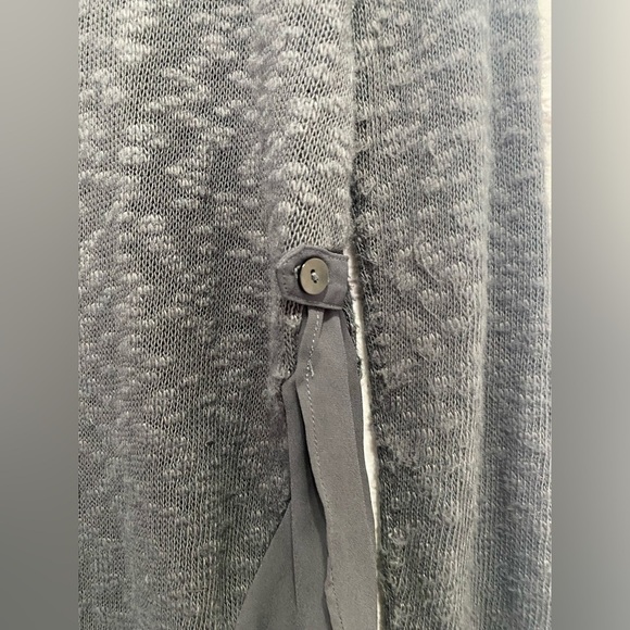 Anthropologie Dellata Nubby CircleLight Sweater Women - Charcoal Gray - Picture 4 of 7